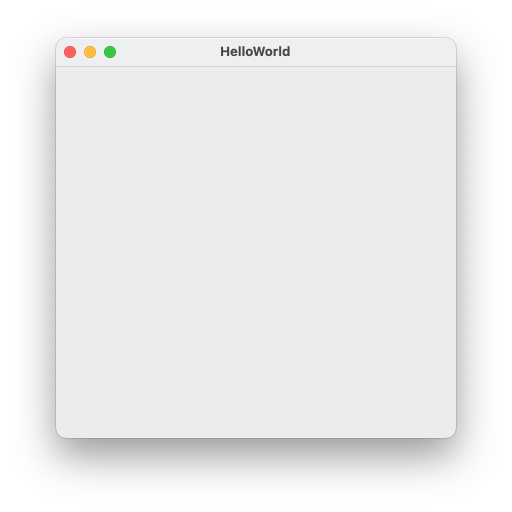 Created Application Window